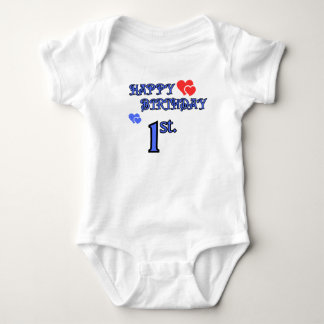 Baby 1st Birthday Bodydräkt T Shirt