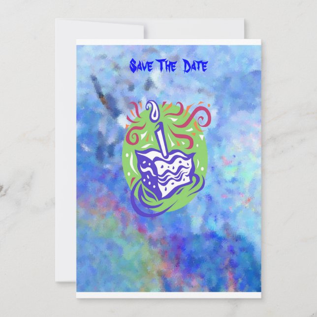 Baby 1st Birthday Spara Datumet (Framsida)