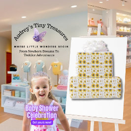 Baby 1st Birthday - Vår lilla solros Presentpapper