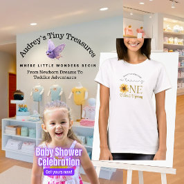 Baby 1st Birthday "Vår lilla solros" T Shirt