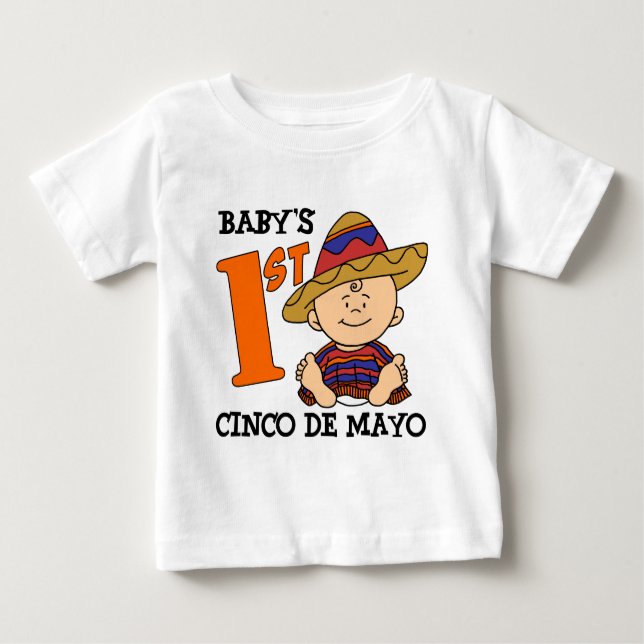 Baby 1st Cinco De Mayo Tröja (Framsida)