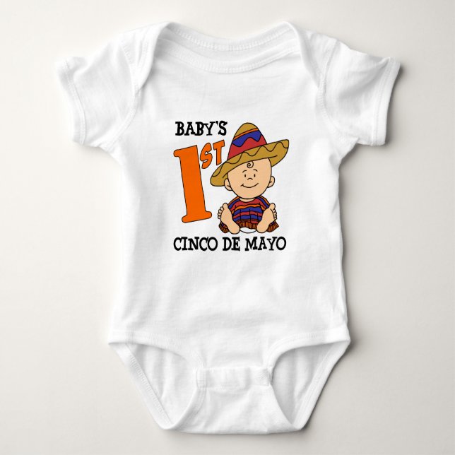 Baby 1st Cinco De Mayo Tröja (Framsida)