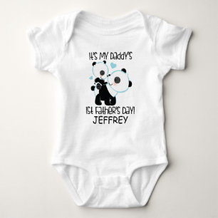 Baby 1st Fars dag Panda Cute T Shirt