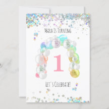 *~* BABY 1st First Balloon Girl Birthday