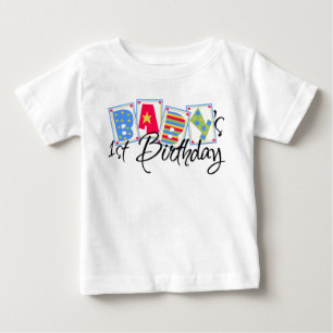 Baby 1ST. Födelsedag T-shirt