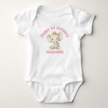 Baby 1st födelsedagspresent personlig princess ele