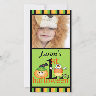 Baby 1st Halloween-fotokort