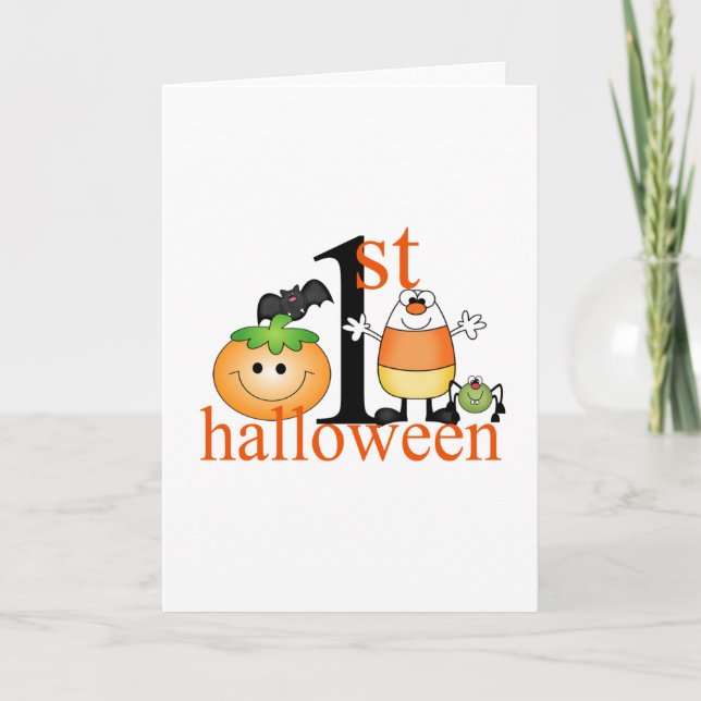 Baby 1st Halloween Kort (Framsida)