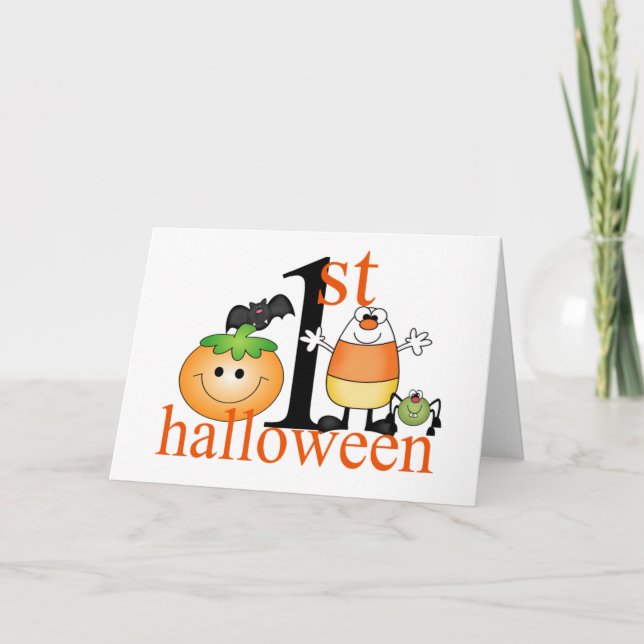 Baby 1st Halloween Kort (Framsida)