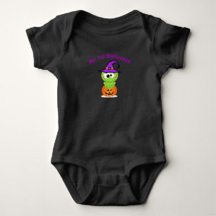 Baby 1st Halloween Little Witch Frog Tröja