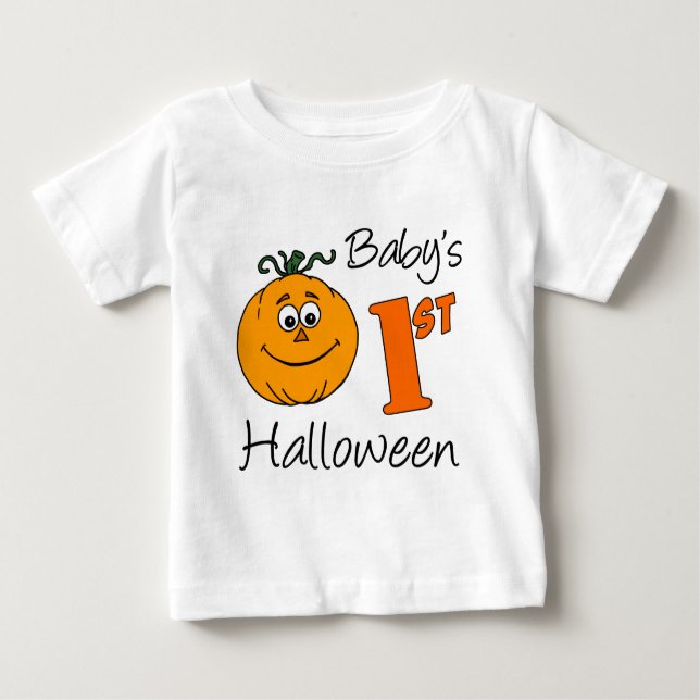 Baby 1st Halloween T-shirt (Framsida)
