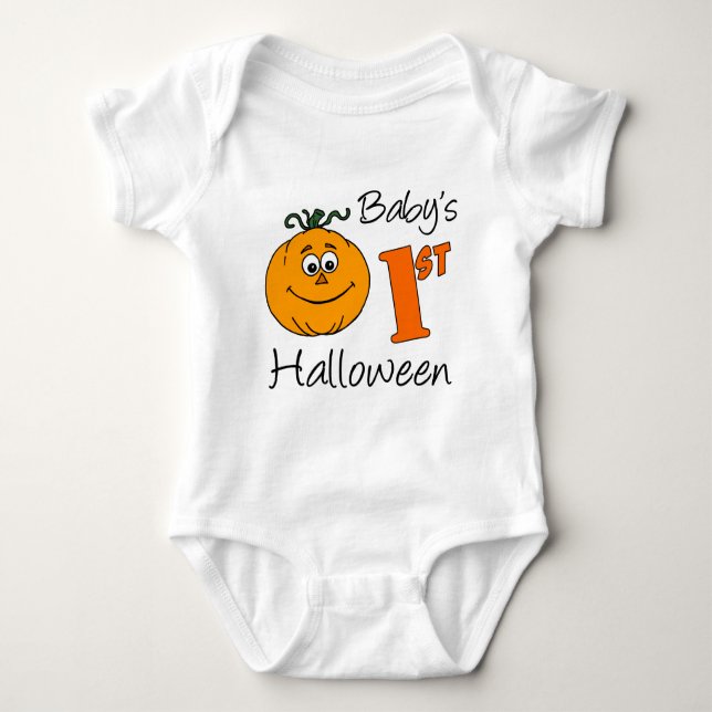 Baby 1st Halloween T-shirt (Framsida)