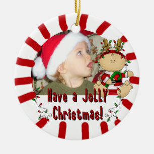 Baby 1st Jolly jultomte Ornament