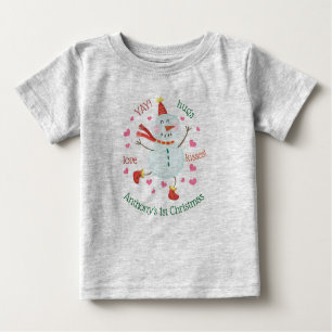 Baby 1st jul Cheery Snögubbe Tee