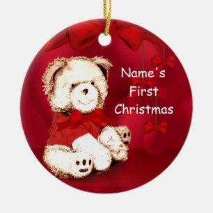 Baby 1st jul Nalle Ornament