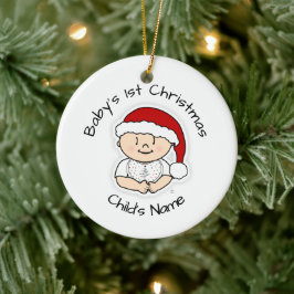 Baby 1st jul Ornament - Personlig