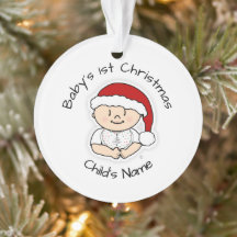 Baby 1st jul Ornament - Personlig