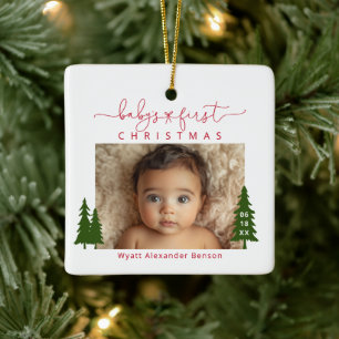 Baby 1st jul Photo Ceramic Ornament