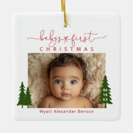 Baby 1st jul Photo Ceramic Ornament