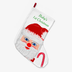 Baby 1st jul Santa Stor Julstrumpa