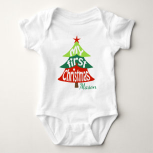 Baby 1st julgran för julBodysuit Tee