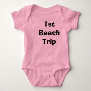 Baby 1st T-tröja för spädbarn för strandresa T Shirt