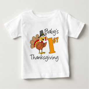 Baby 1st Thanksgiving T Shirt