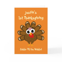 Baby 1st thanksgivingsonson eller sondotter