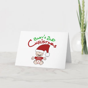 Baby 2:a julskjortan och julklappar helgkort