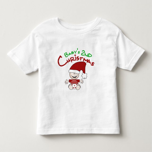 Baby 2:a julskjortan och julklappar tee (Framsida)