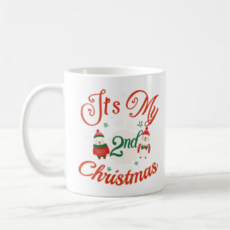 Baby 2 och jul Småbarn T-shirt Kaffemugg