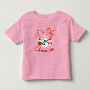 Baby 2 och jul t shirt
