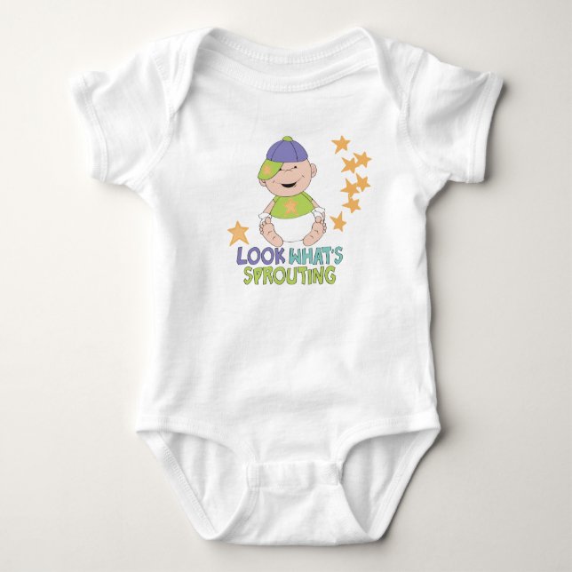 Baby #7 Infant Creeper Tee Shirt (Framsida)