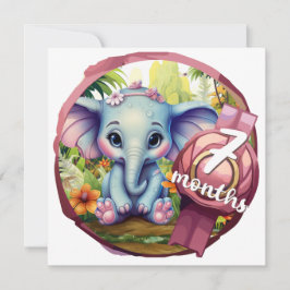 Baby - 7 months inbjudningar