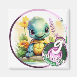 Baby - 9 months too magnet