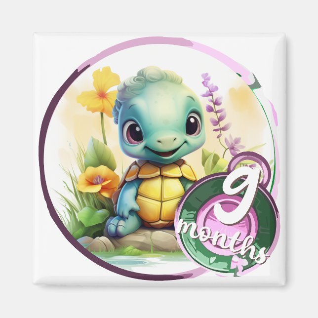 Baby - 9 months too magnet (Framsidan)