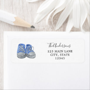 Baby-adressetikett Returadress Etikett
