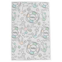 Baby Ahoy Nautical Baby Gift Bag