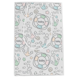 Baby Ahoy Nautical Baby Gift Bag
