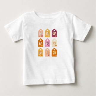 baby alfabet t shirt