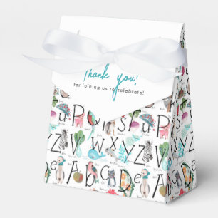 Baby Alfabetet ABC Baby Shower Inbjudan Presentaskar