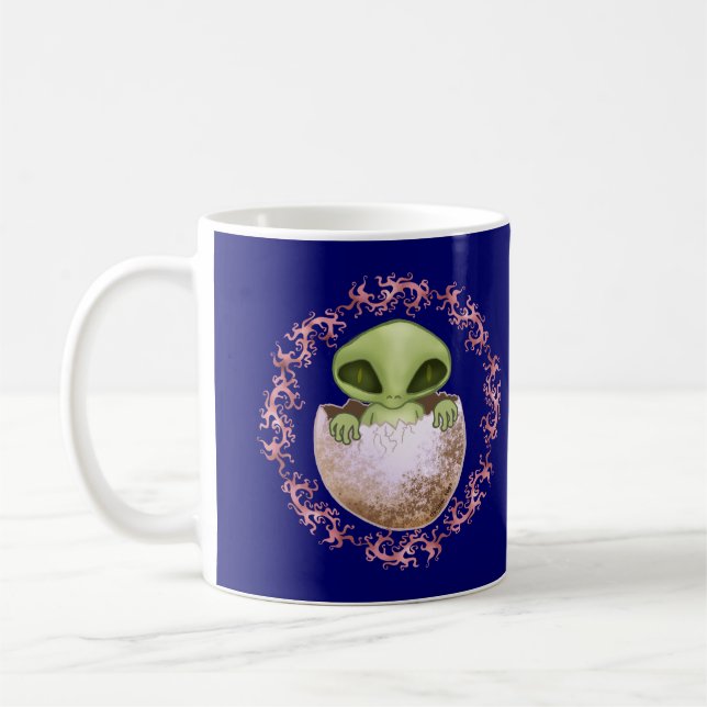 Baby Alien Kaffemugg (Vänster)