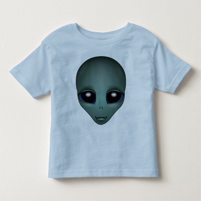 Baby Alien Shirt Cute Alien Baby Shirt Baby-gåvor Tee (Framsida)