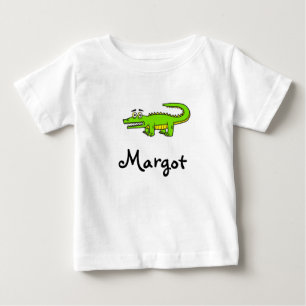 Baby alligator personlig namn t shirt