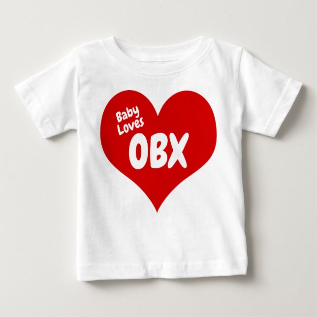Baby älskar OBX T Shirt (Framsida)