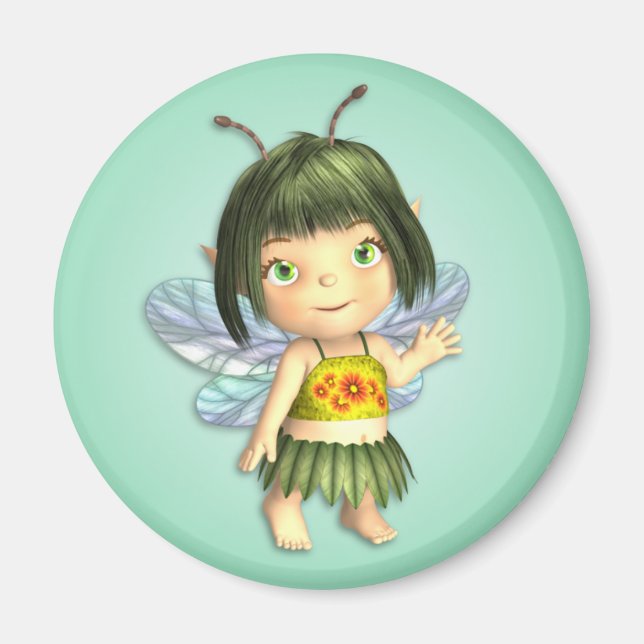 Baby Älva Magnet (Framsidan)