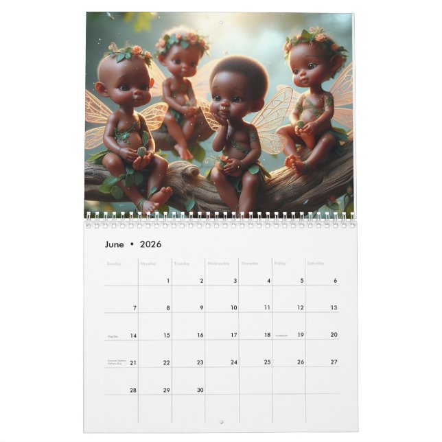 Baby Älvor 2024 Kalender (Jun 2026)