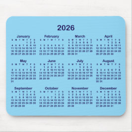 Baby and Dark Blue 2026 Calendar Musmatta