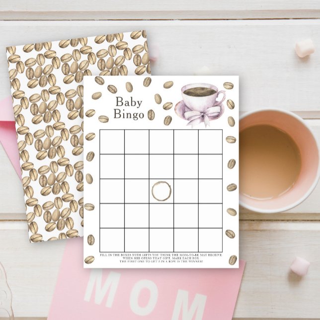 Baby andas kaffe Babyduschbingo-spel (Skapare uppladdad)