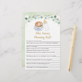 Baby andas kaffe som känner Mammans bästa spel